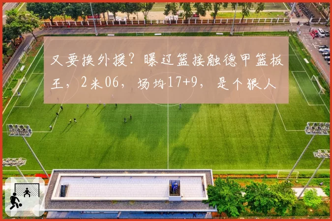 又要换外援？曝辽篮接触德甲篮板王，2米06，场均17+9，是个狠人